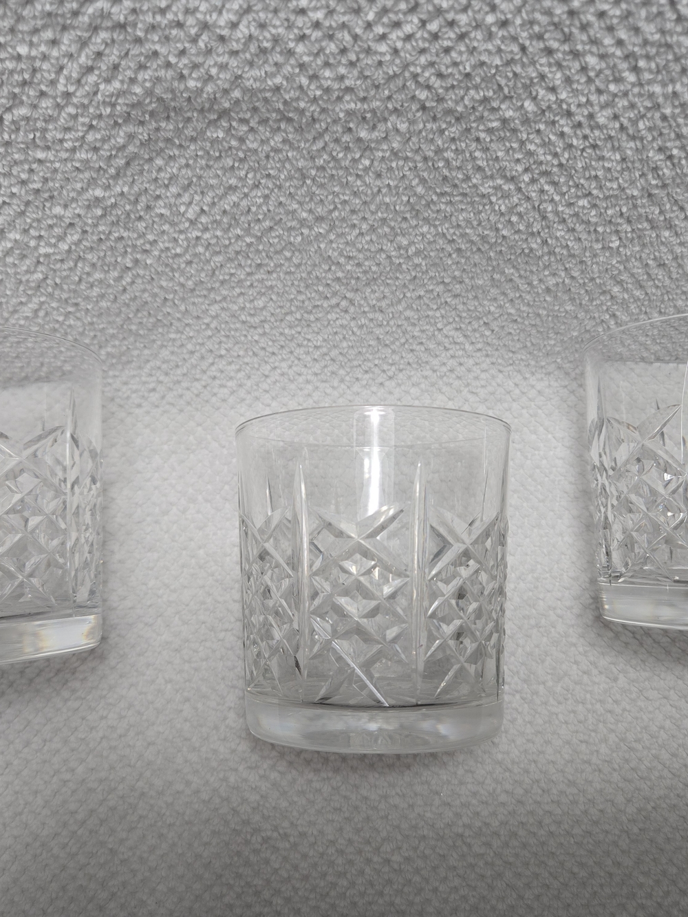 Crystal Cut Scottish Whiskey Glasses - Clear (Set of 3) - Picture 2 of 7